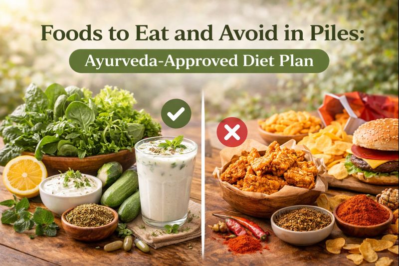 Foods to Eat and Avoid in Piles: Ayurveda-Approved Diet Plan
