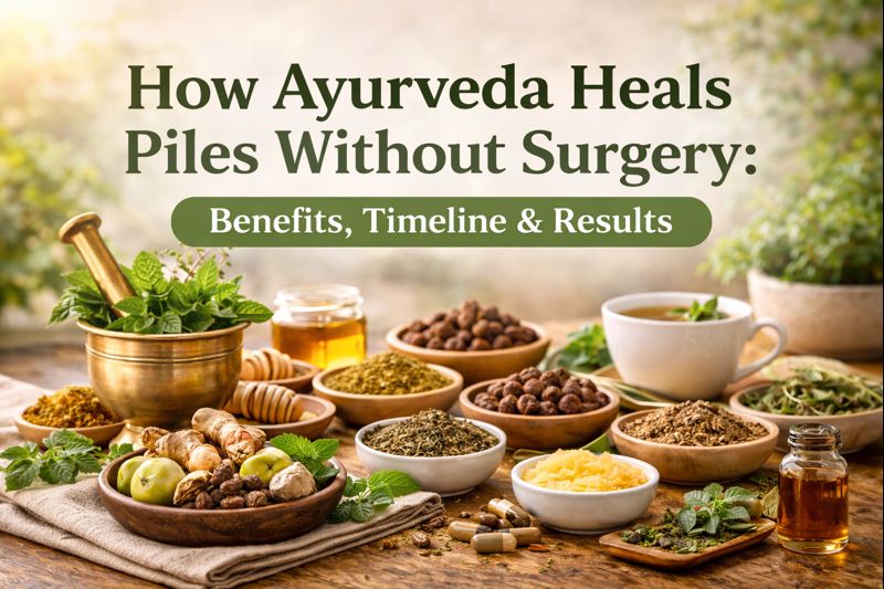 How Ayurveda Heals Piles Without Surgery: Benefits, Timeline & Results